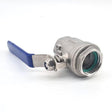Stainless ball valve, PCO 1881, 3/4 inch female