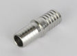 Stainless steel joiner, 13mm barb x 13mm barb
