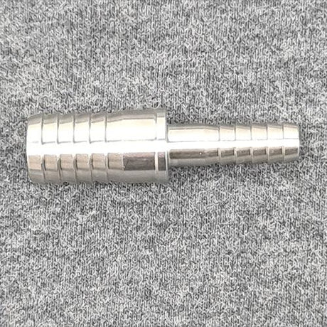 Stainless steel splicer 6mm barb to 10mm barb