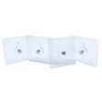 Stainless steel adhesive wall mounting hangers 4 pack