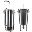 Stainless steel duo deal, 35L BrewZilla G3.1.1 and 32L conical fermenter