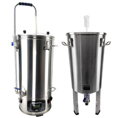 Stainless steel duo deal, 35L BrewZilla G3.1.1 and 32L conical fermenter