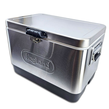 Stainless steel esky ice cooler, 50L, for a DIY jockey box
