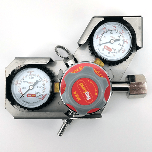 Stainless steel gauge guard for MK4 regulator