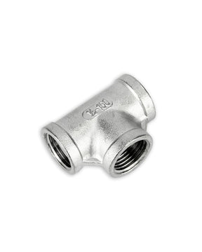 Stainless Steel Tee - Internal 1/2 Inch BSP Thread