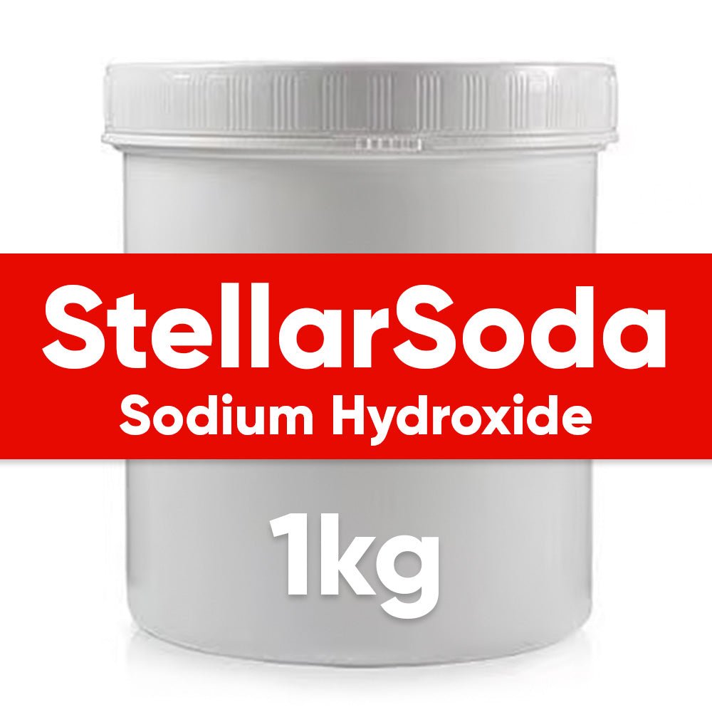 StellarSoda caustic soda 1kg tub