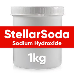 StellarSoda caustic soda 1kg tub