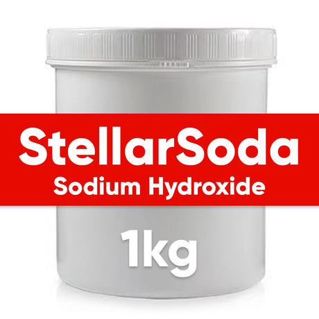 StellarSoda caustic soda 1kg tub