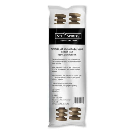 Still Spirits American Oak Carboy Spiral Medium Toast - Distillery King Australia