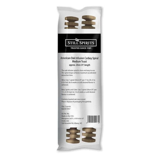 Still Spirits American Oak Carboy Spiral Medium Toast - Distillery King Australia