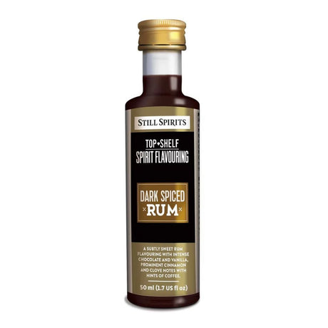 Still Spirits Top Shelf Dark Spiced Rum Spirit Flavouring 50mL