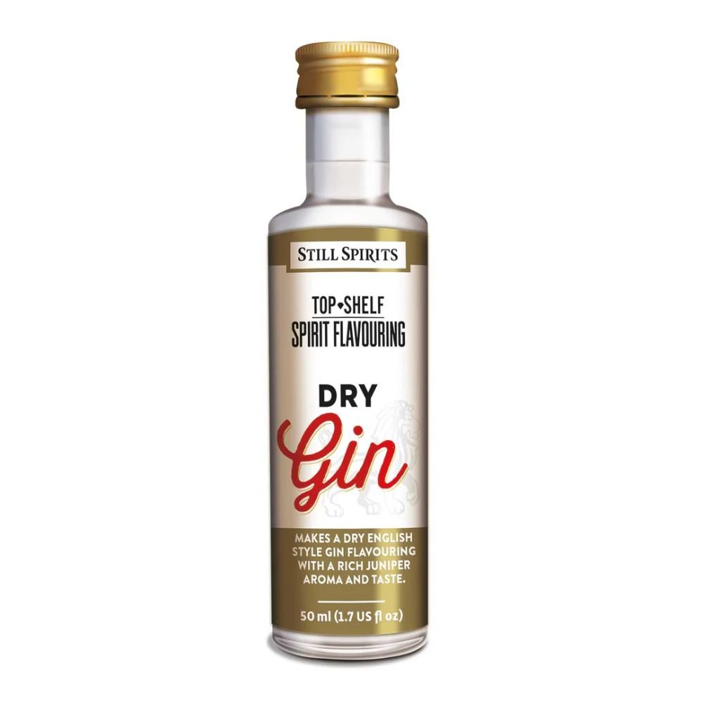 Still Spirits Top Shelf Dry Gin Spirit Flavouring 50mL bottle
