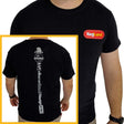 Striped logo t-shirt in black