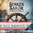 Sunken Sailor Spiced Rum and Diet Cola ready-to-keg kit