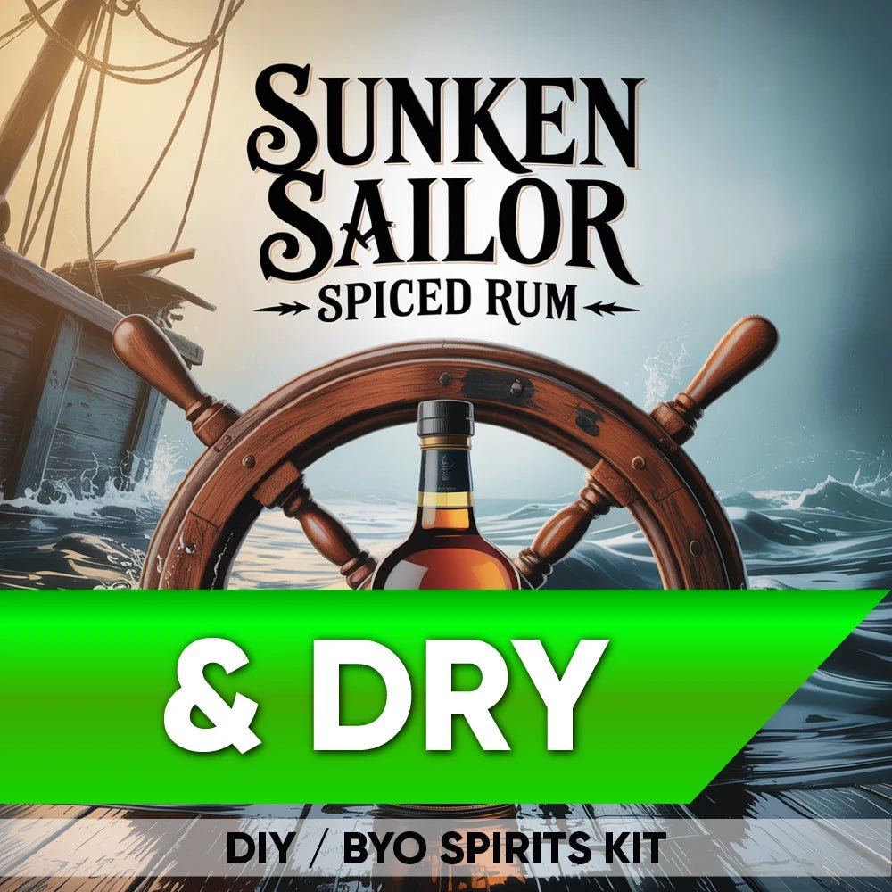 Sunken Sailor Spiced Rum and Dry DIY BYO spirits keg kit
