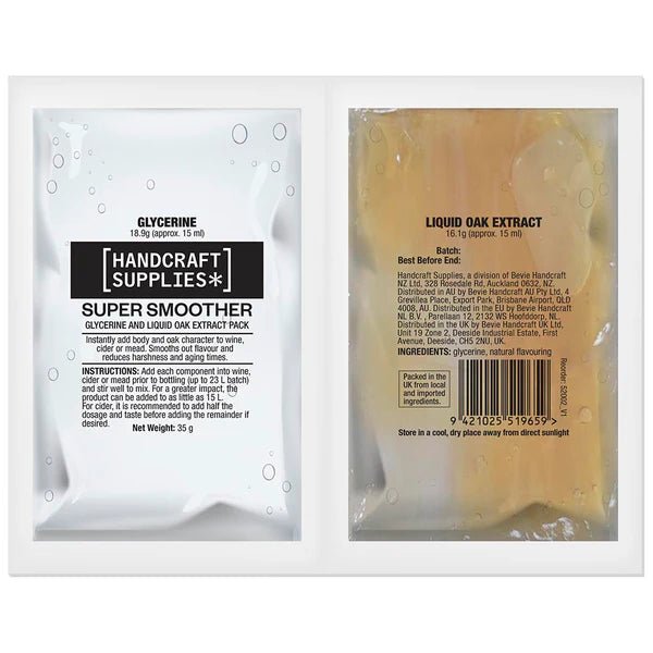 Super Smoother with Glycerine & Liquid Oak Extract 35g - Distillery King Australia