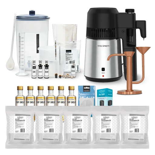 SUPER STARTER KIT Air Still PRO Home Distillery Kit + Copper Parrot Head *NEW BUNDLE* - Distillery King Australia