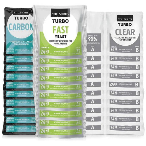 T500 Fast Yeast, Carbon & Clear 10 Pack - Distillery King Australia