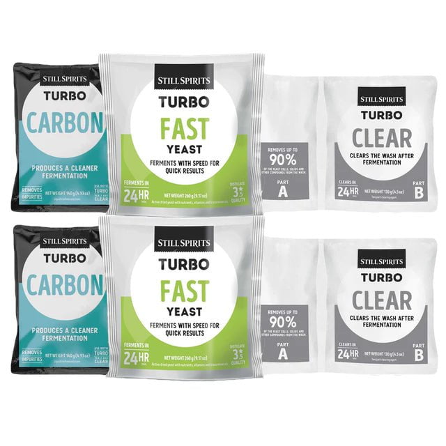 T500 Fast Yeast, Carbon & Clear Double Pack - Distillery King Australia