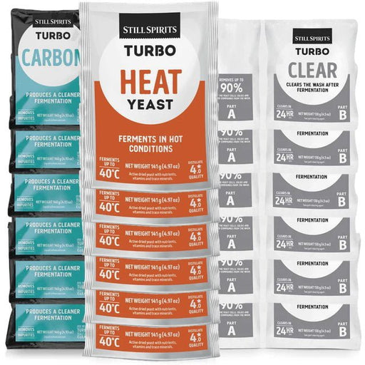 T500 Heat Yeast, Carbon & Clear 6 Pack - Distillery King Australia