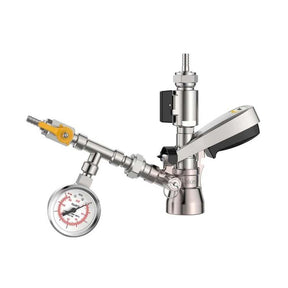 Talos T-type filling coupler, nickel plated brass
