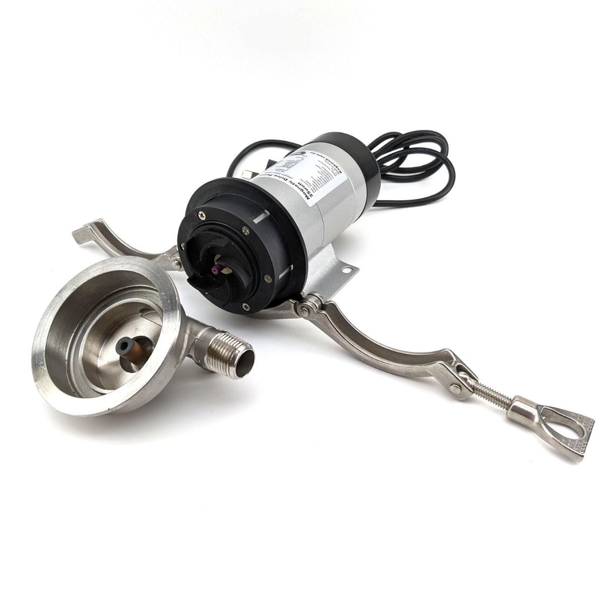TC Breakdown stainless steel 25w magnetic pump inline