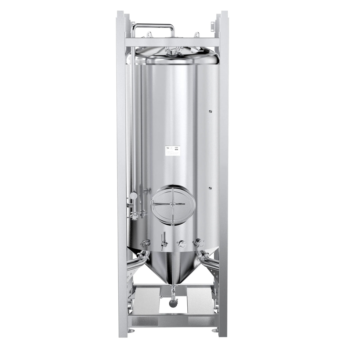 TeleTank 1200L jacketed pressurisable fermenter uni-tank