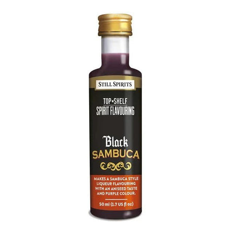 Top Shelf Liqueur Black Sambuca Essence - Distillery King Australia