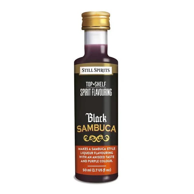 Top Shelf Liqueur Black Sambuca Essence - Distillery King Australia