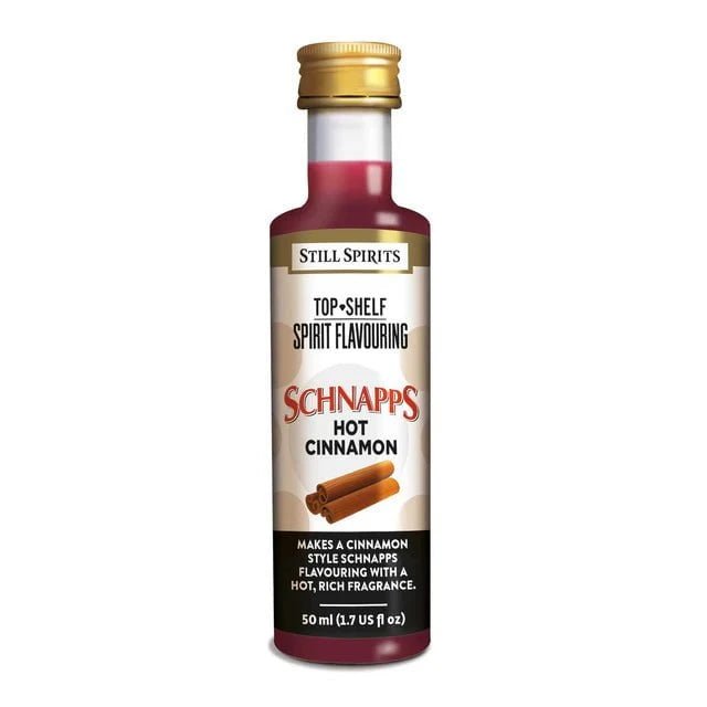 Top Shelf Liqueur Hot Cinnamon Schnapps Essence - Distillery King Australia