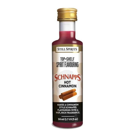 Top Shelf Liqueur Hot Cinnamon Schnapps Essence - Distillery King Australia