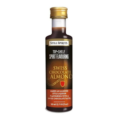 Top Shelf Liqueur Swiss Chocolate Almond Essence - Distillery King Australia