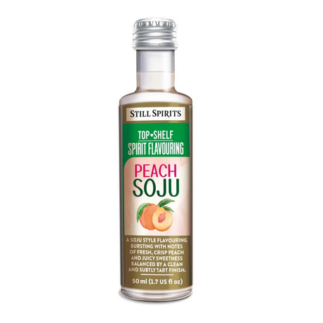 Top Shelf Peach Soju Spirit Flavouring - Distillery King Australia