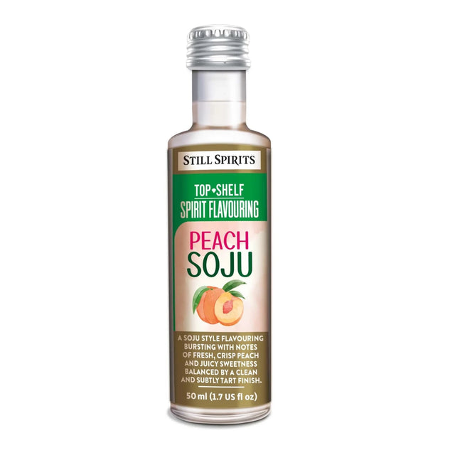 Top Shelf Peach Soju Spirit Flavouring - Distillery King Australia