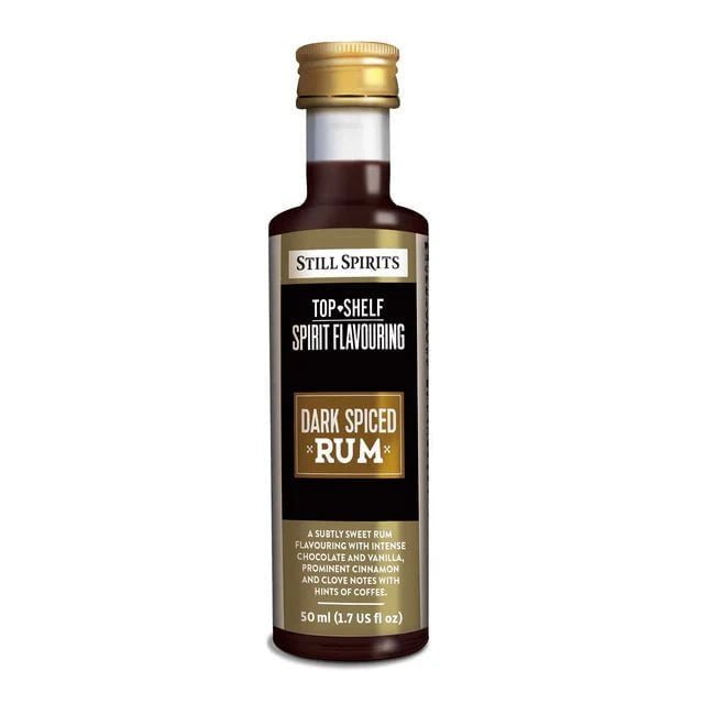 Top Shelf Rum Dark Spiced Rum - Distillery King Australia