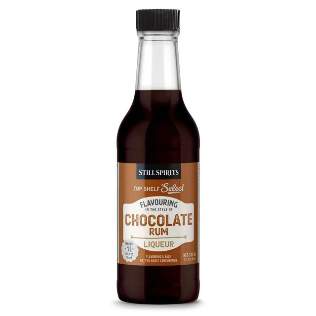 Top Shelf Select Liqueur Essence Chocolate Rum - Distillery King Australia