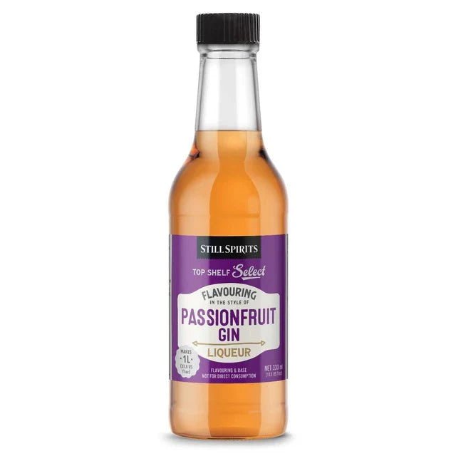 Top Shelf Select Liqueur Passionfruit Gin Essence - Distillery King Australia
