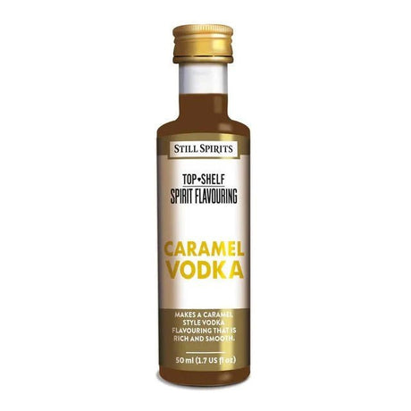 Top Shelf Vodka Caramel Vodka Essence - Distillery King Australia