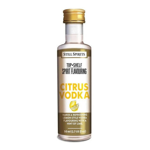 Top Shelf Vodka Citrus Vodka Essence - Distillery King Australia