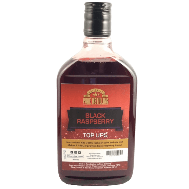 Top Ups Black Raspberry Liqueur Essence (Makes 1.125L using 750mL of Neutral Spirit) - Distillery King Australia