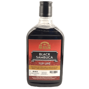 Top Ups Black Sambuca Liqueur Essence (Makes 1.125L using 750mL of Neutral Spirit) - Distillery King Australia