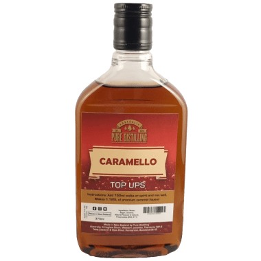 Top Ups Caramello Liqueur Essence (Makes 1.125L using 750mL of Neutral Spirit) - Distillery King Australia