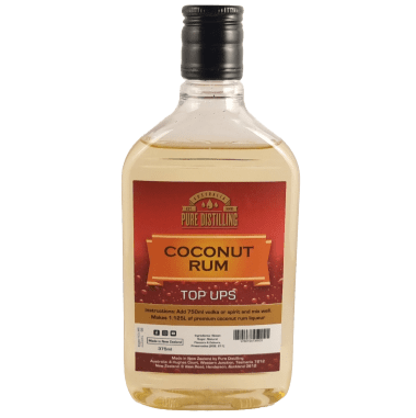 Top Ups Coconut Rum Liqueur Essence (Makes 1.125L using 750mL of Neutral Spirit) - Distillery King Australia