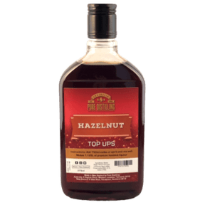 Hazelnut Top Ups liqueur bottle 375mL