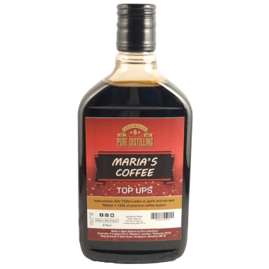 Top Ups Maria’s Coffee Liqueur Essence (Makes 1.125L using 750mL of Neutral Spirit) - Distillery King Australia
