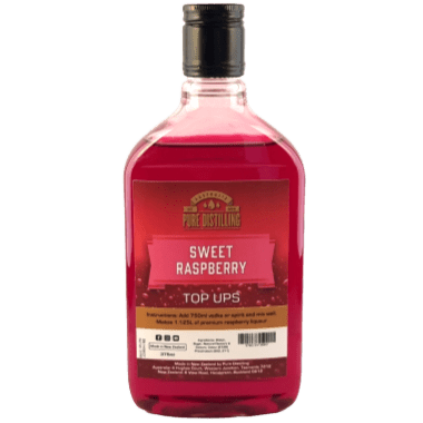 Top Ups Sweet Raspberry Liqueur Essence (Makes 1.125L using 750mL of Neutral Spirit) - Distillery King Australia