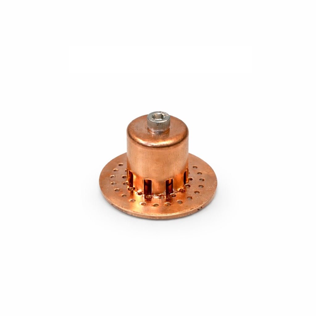 Triclover 2 inch stainless bubble plate