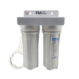 Twin Body Undersink Water Filter Housing - WaterMark Certified - Distillery King Australia