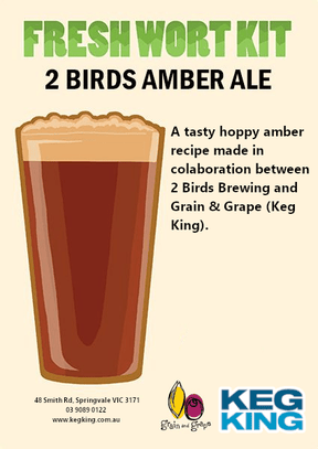 Two Birds Amber Ale fresh wort kit