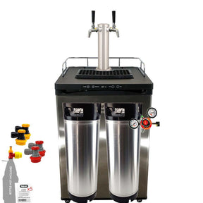 Two tap Series X kegerator homebrew mega pack